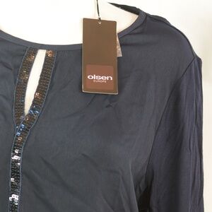 Olsen Europe /Sequin Top NWT SZ M-L 12